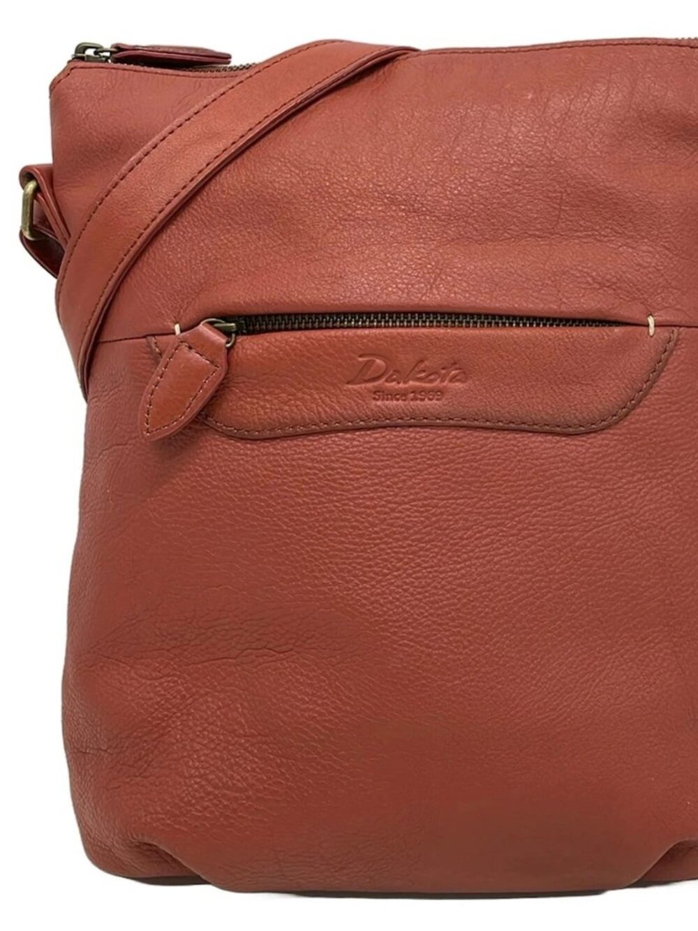 Dakota Red Leather Shoulder Bag